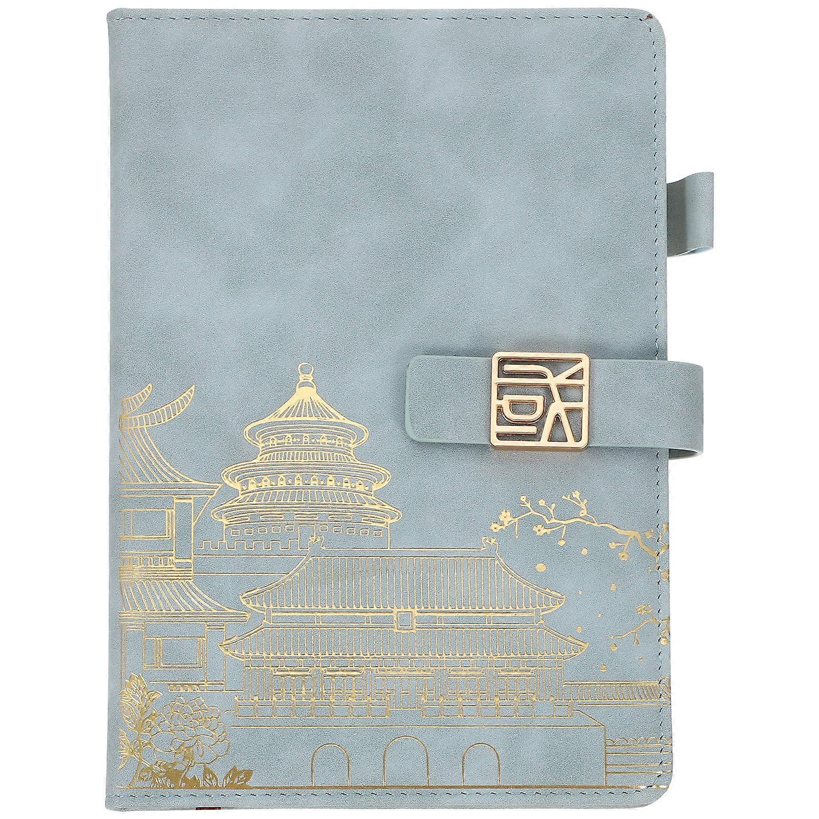 Professional Notepad Notebook For Work Thickened Note Taking With Buckle Design 8.45X5.70X0.79in Friends 1Pack
