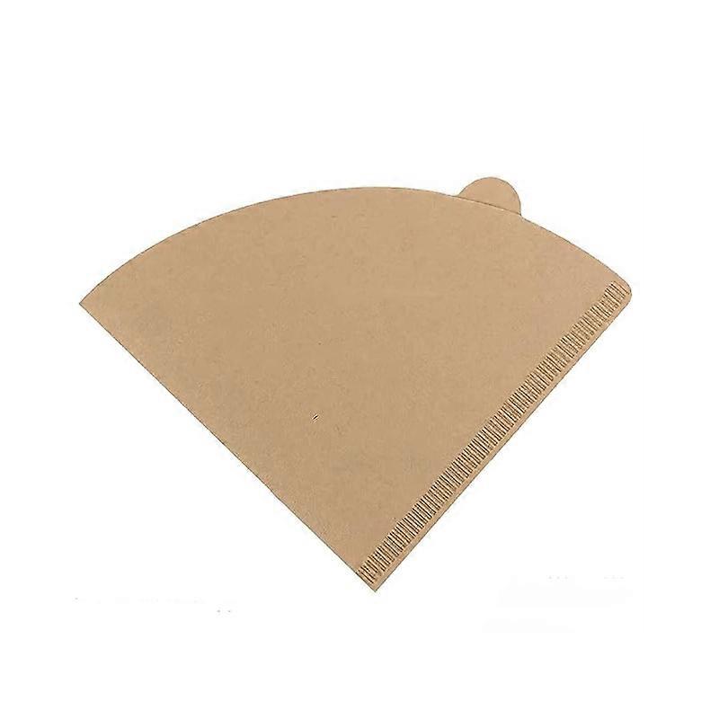 100 Pcs Unbleached Paper Coffee Filters, Size 2, V-Shape - Cone Filter for Coffee Maker and Coffee Machines