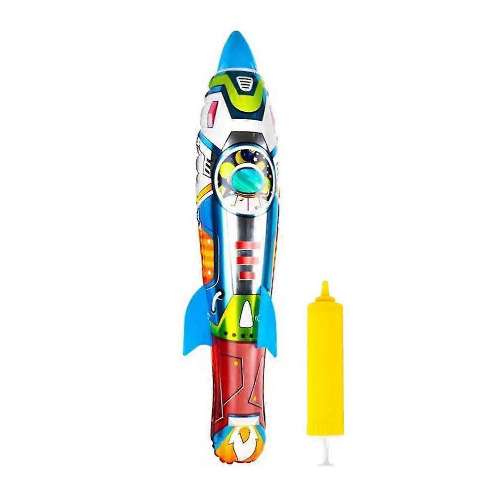 Catapulte gonflable pour enfants Fusée Jouet Ballons lancés à la main Jouets d'extérieur