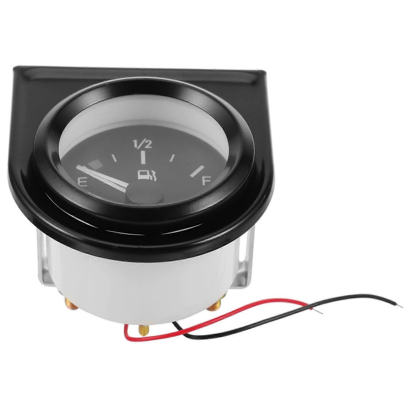 Gauge Car Gauge Universal Design Automotive Use Black 52mm Diameter Level Measurement 1Pack