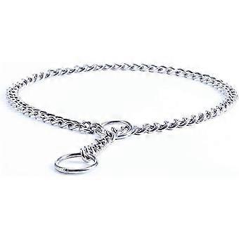 Stainless Steel P Chock Metal Dog Training Chain Dog Collar Pet Training Walking Collar