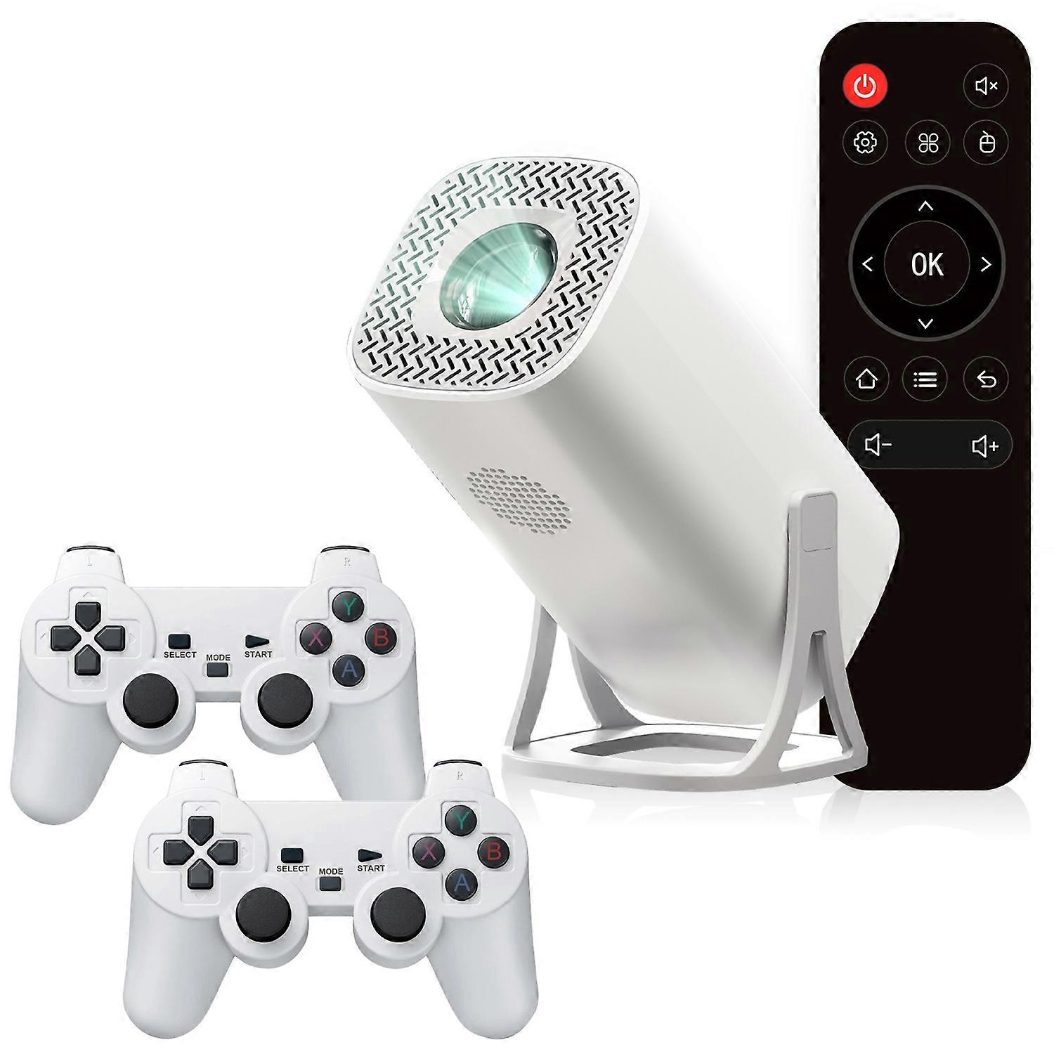S40 Max 2-in-1 Smart Projector Game Console Android 11 WiFi6 BT5.0 Support 4K HD Video Home Theater 
