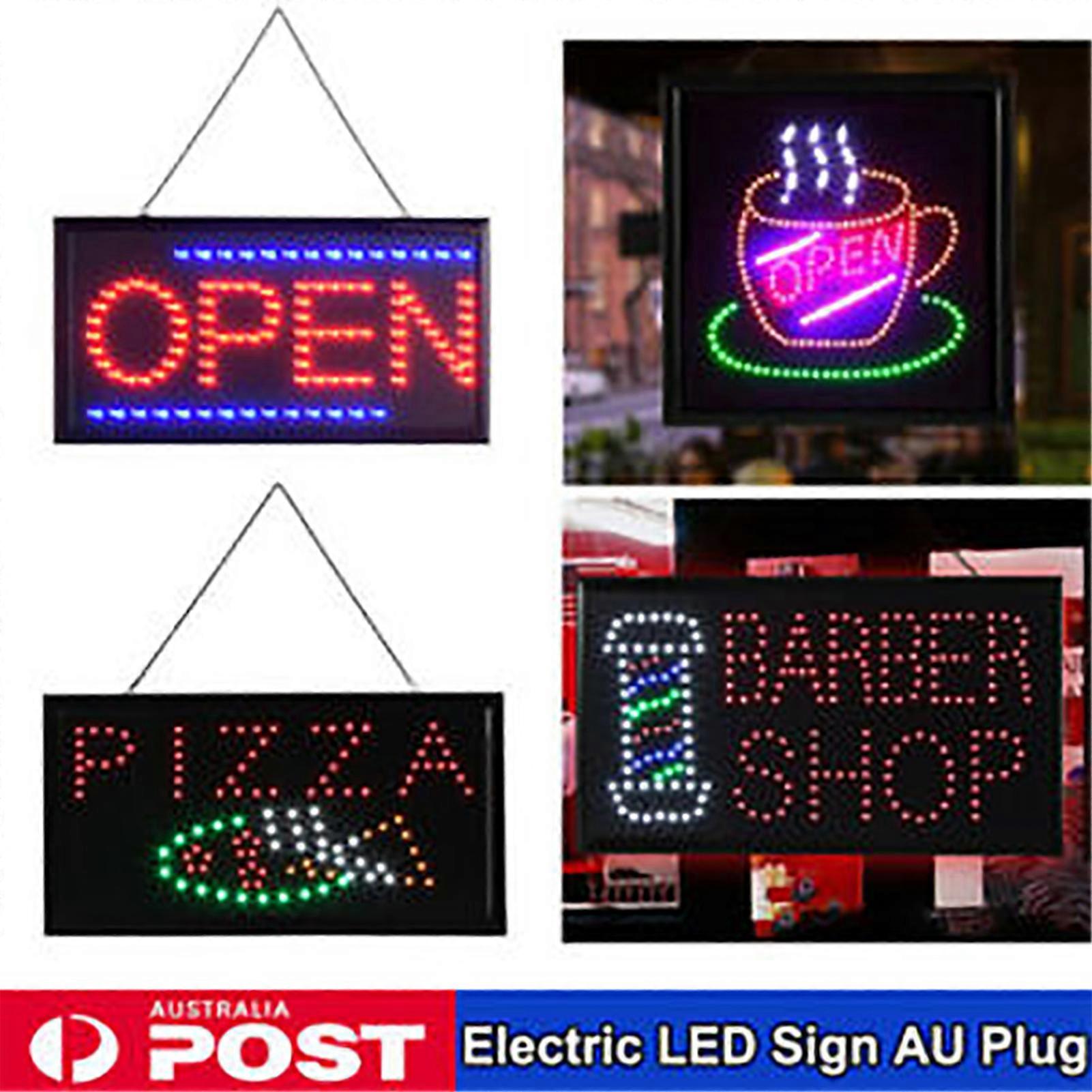 1 LED Light Sign for Shop Window Door Cafe