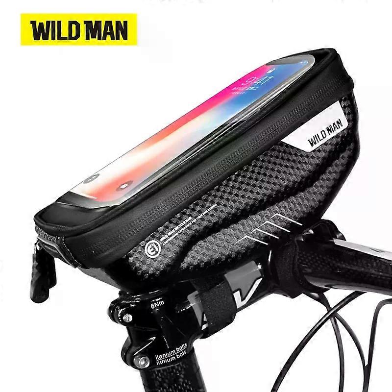 con Bicycle Bag 6.0 Inch Phone Case Touch Screen MTB Road Bike Top Front Tube Rainproof Hard Shell Bag Cycling Accessories