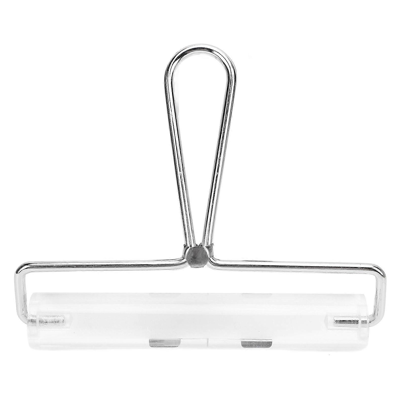 Acrylic Roller with Stainless Steel Handle, Fine Grinding Surface, Clay Stamping Tool, Brayer Roller