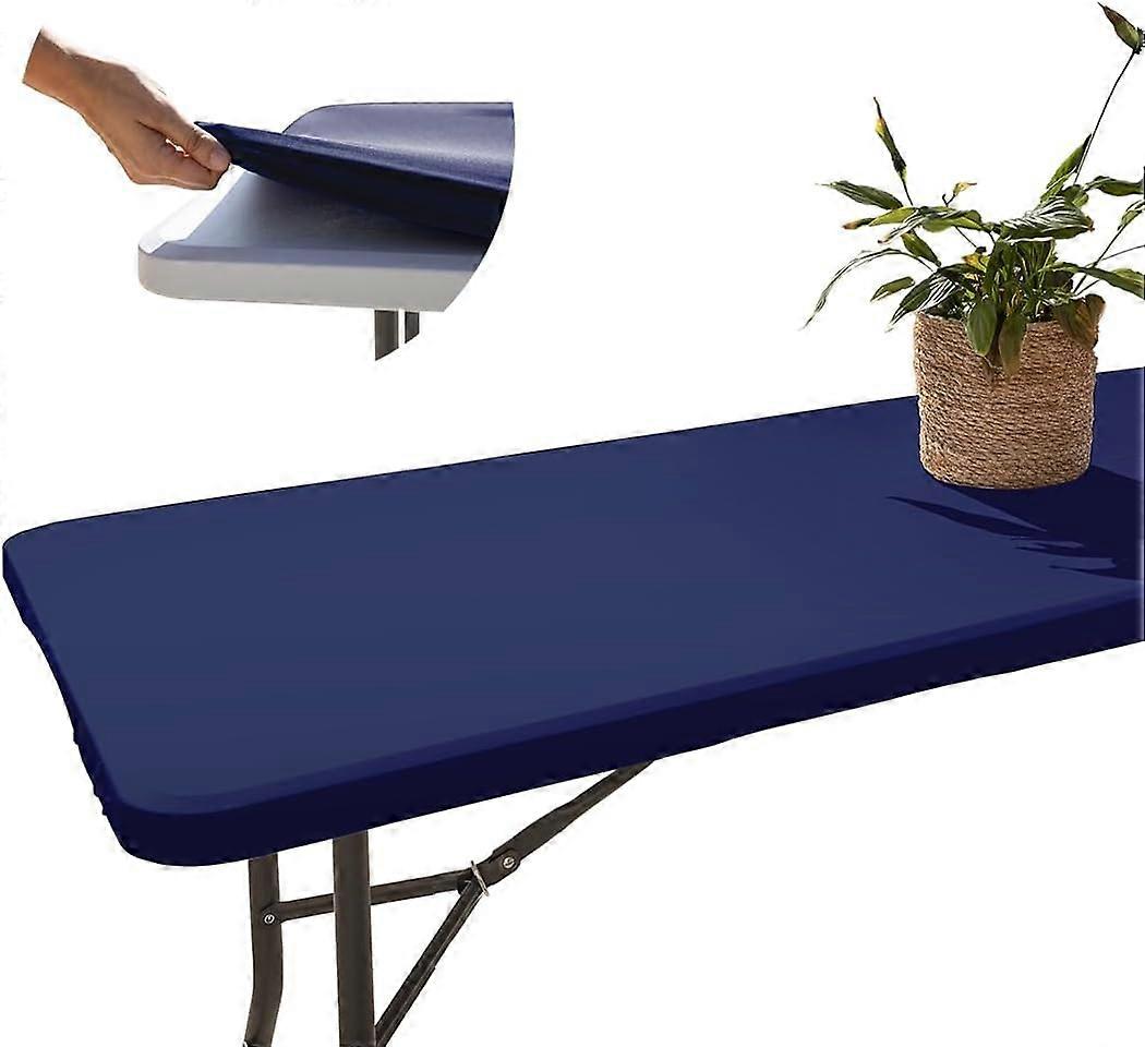 1pc Rectangular Outdoor Tablecloth Elastic Tablecloth