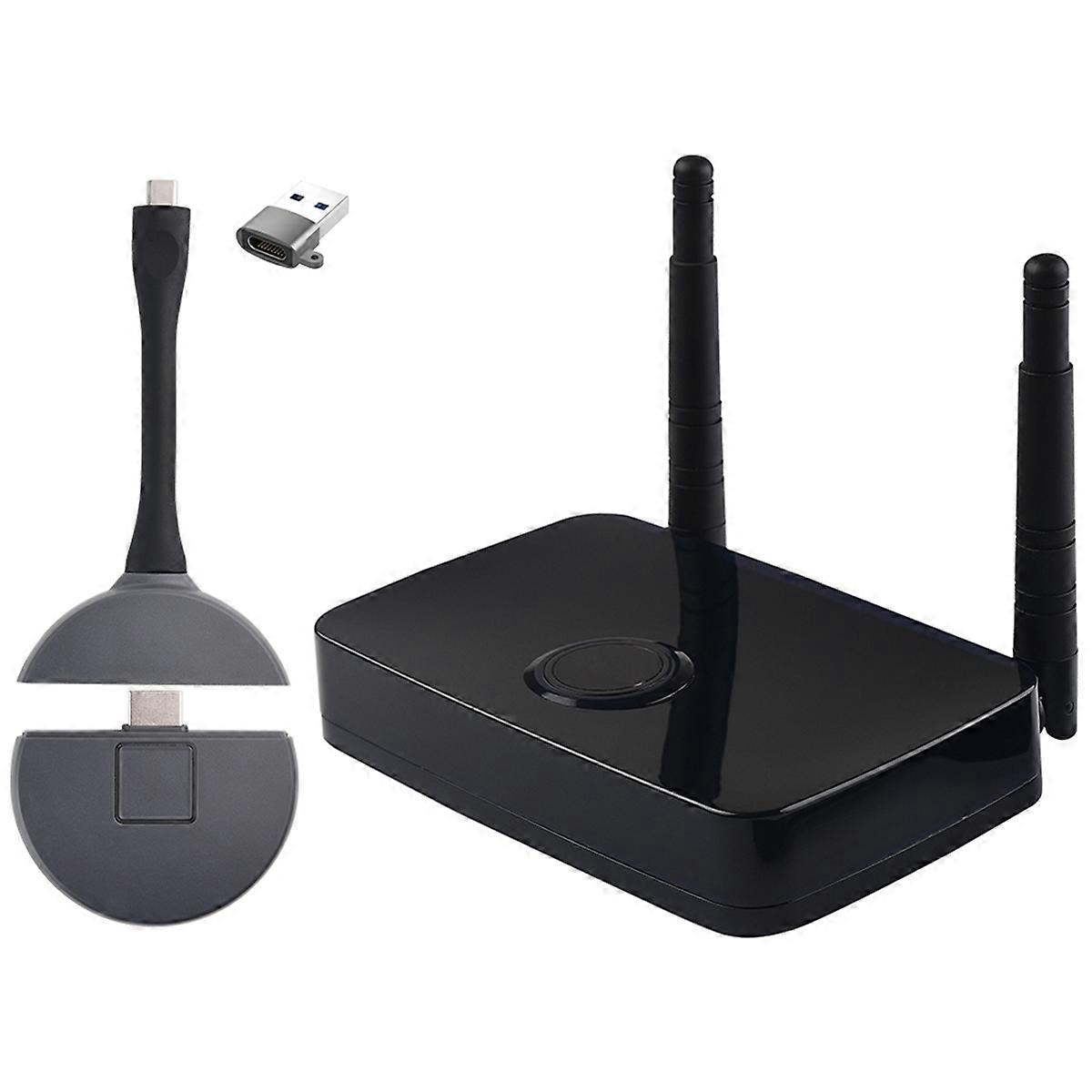 Wireless -Compatible Video Transmitter Receiver 5G/2.4G 3in1 Wireless Screen Projector 1080P Suppor