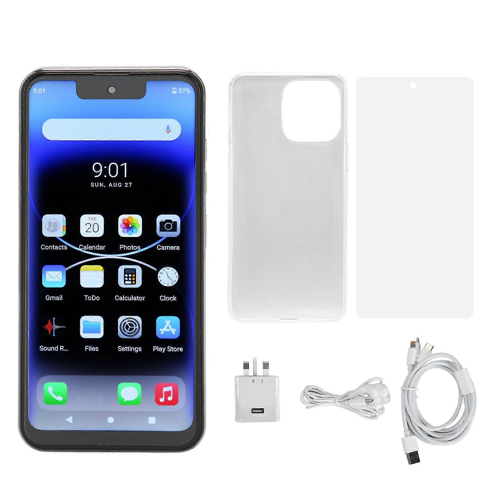 6.7" HD Screen Android 12 Smartphone - 8GB RAM, 256GB ROM, 32MP Camera, 4G WiFi