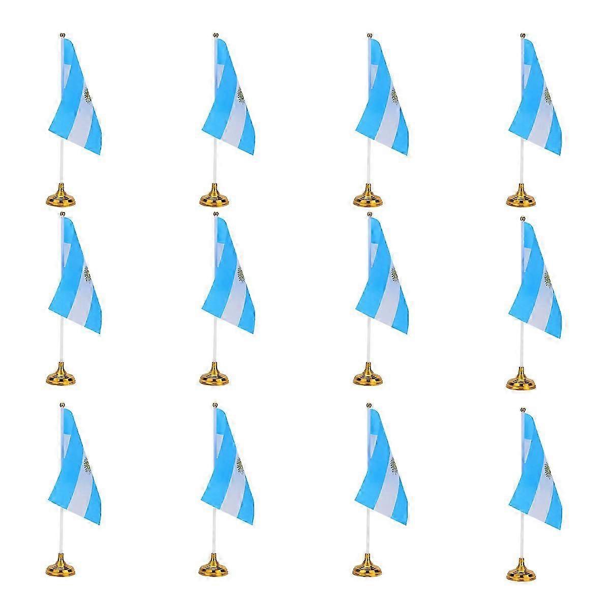 Minature Flags Desktop Flag Decor International Flags Multi Color 12Pack