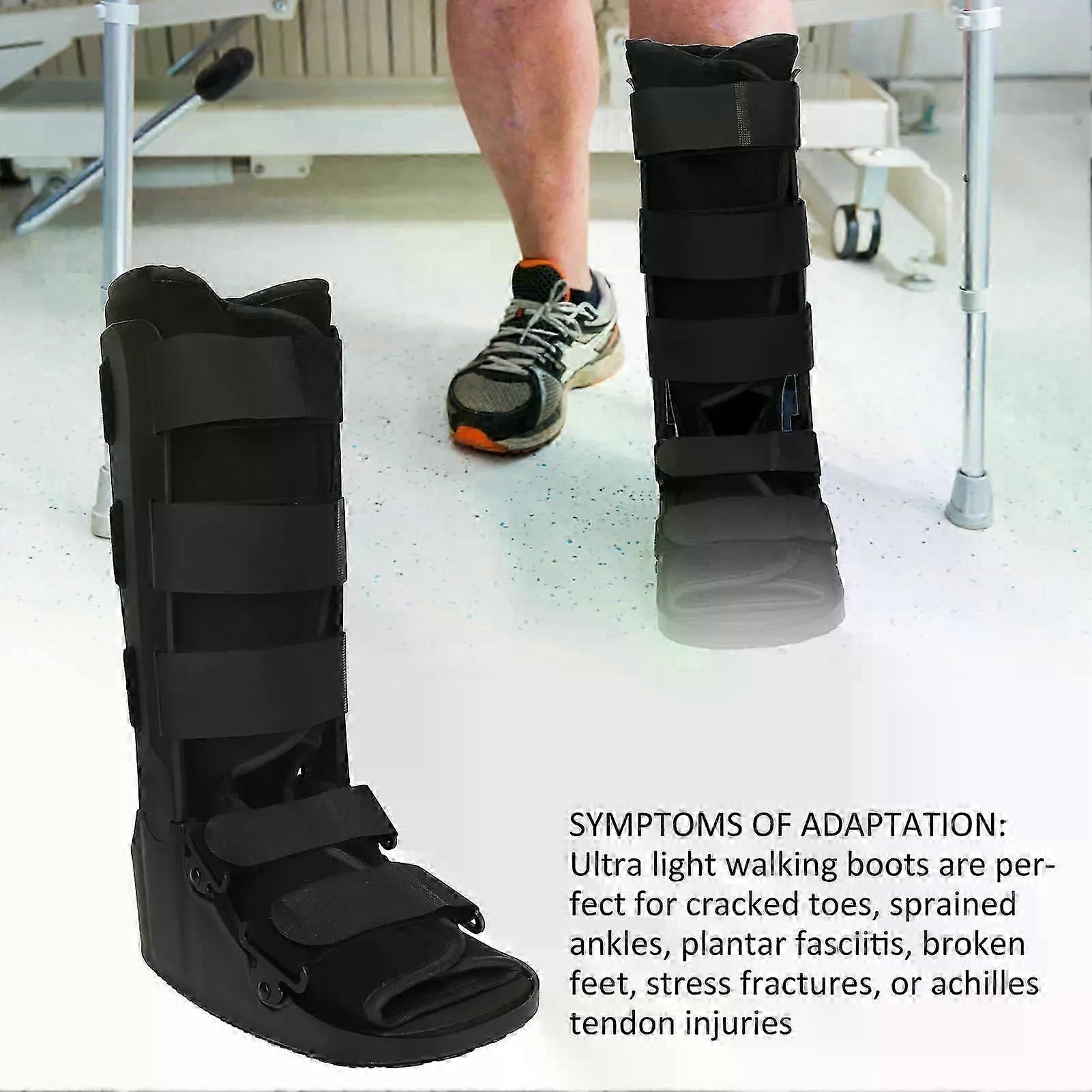 Walking Boot Tall Fit For  Broken Foot Sprained Ankle Orthopedic Fractures Cast Supplies