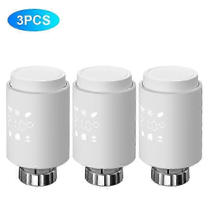 Tuya Smart ZigBee Radiator Actuator Programmable Thermostat Radiator Valve Smart Home Temperature Co