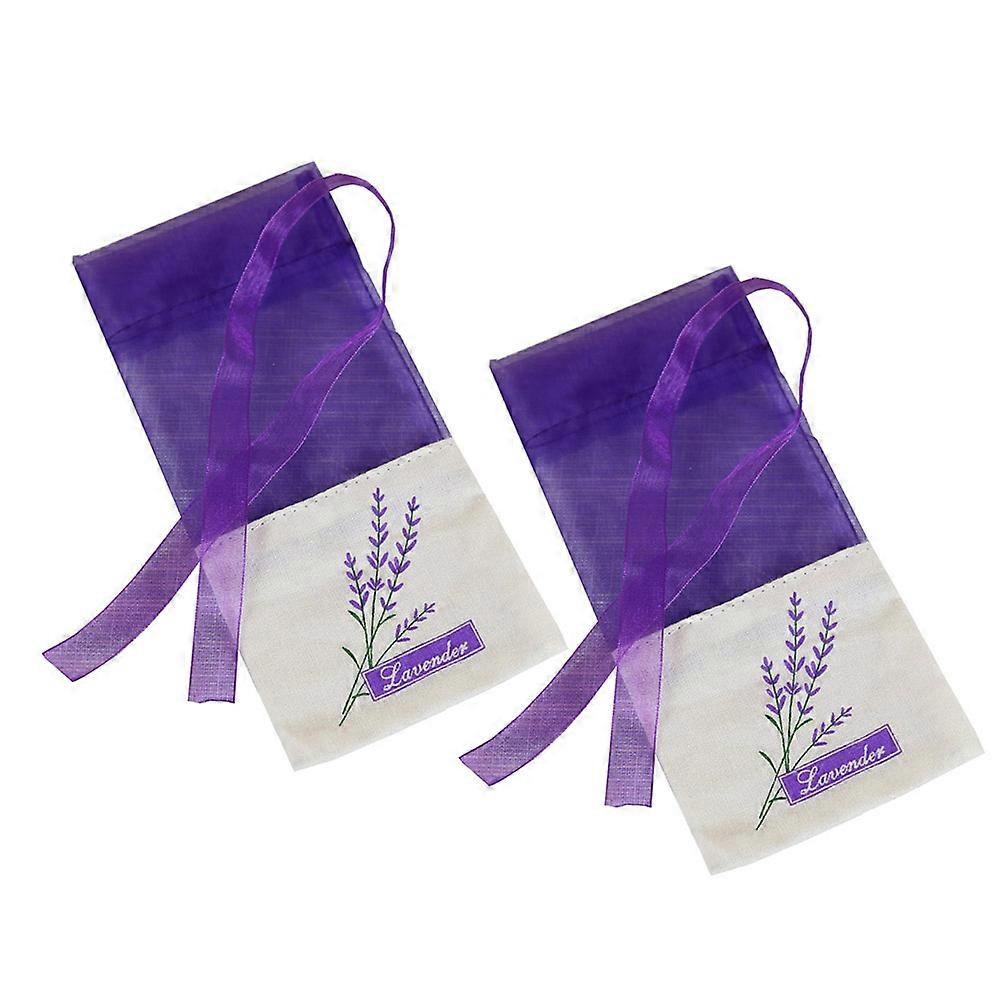 Lavender Empty Bags, Beautiful Patterned Pouches for Aromatherapy and Herbal Usage