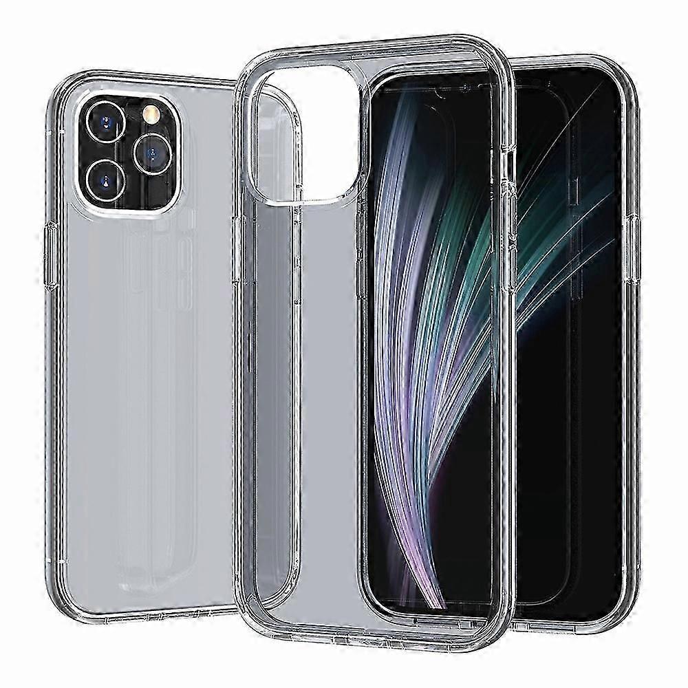 For iPhone 11 Pro Max Case PC+TPU Shockproof Clear Phone Cover