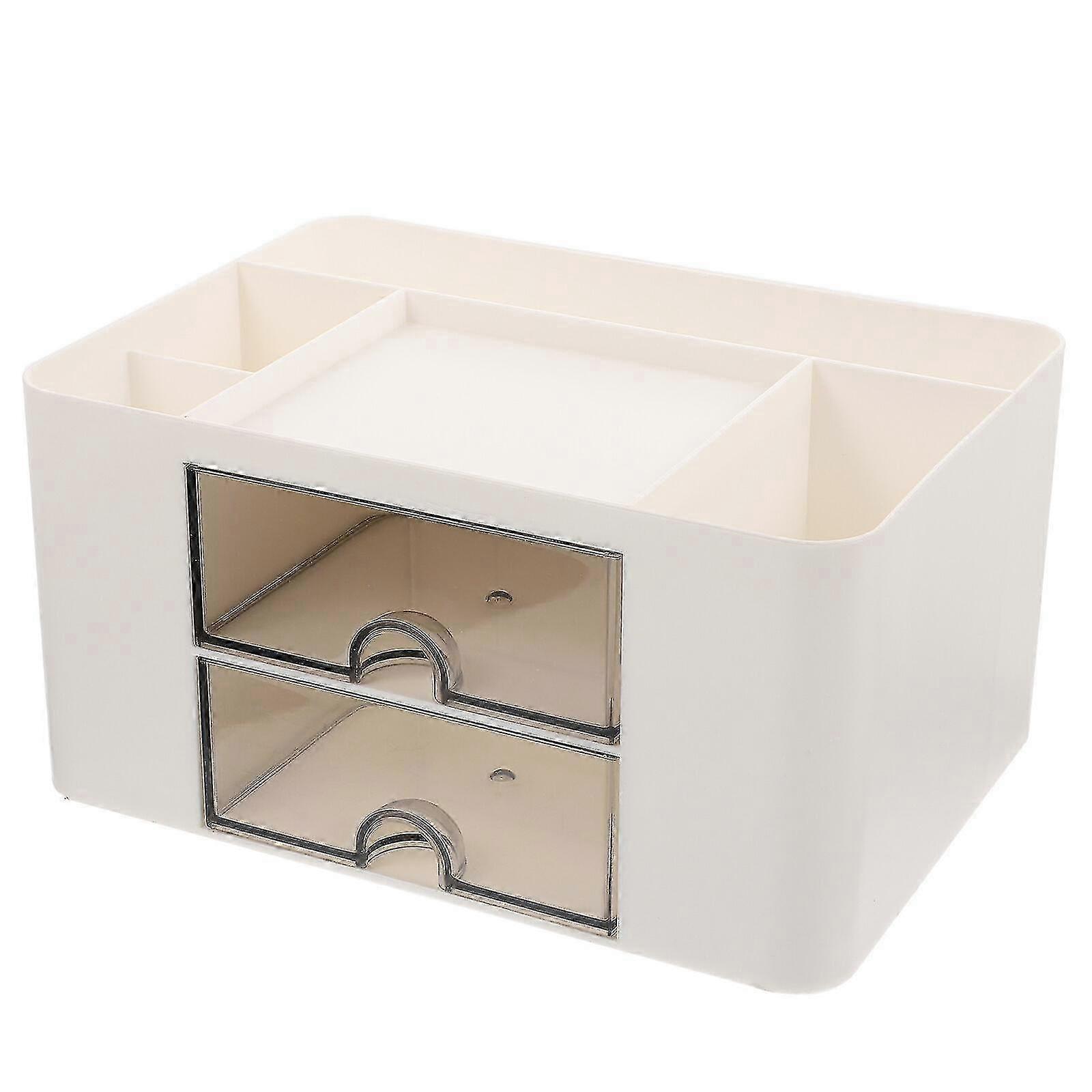 Stackable Drawer Boxes for Office Stationery and Bathroom Organization