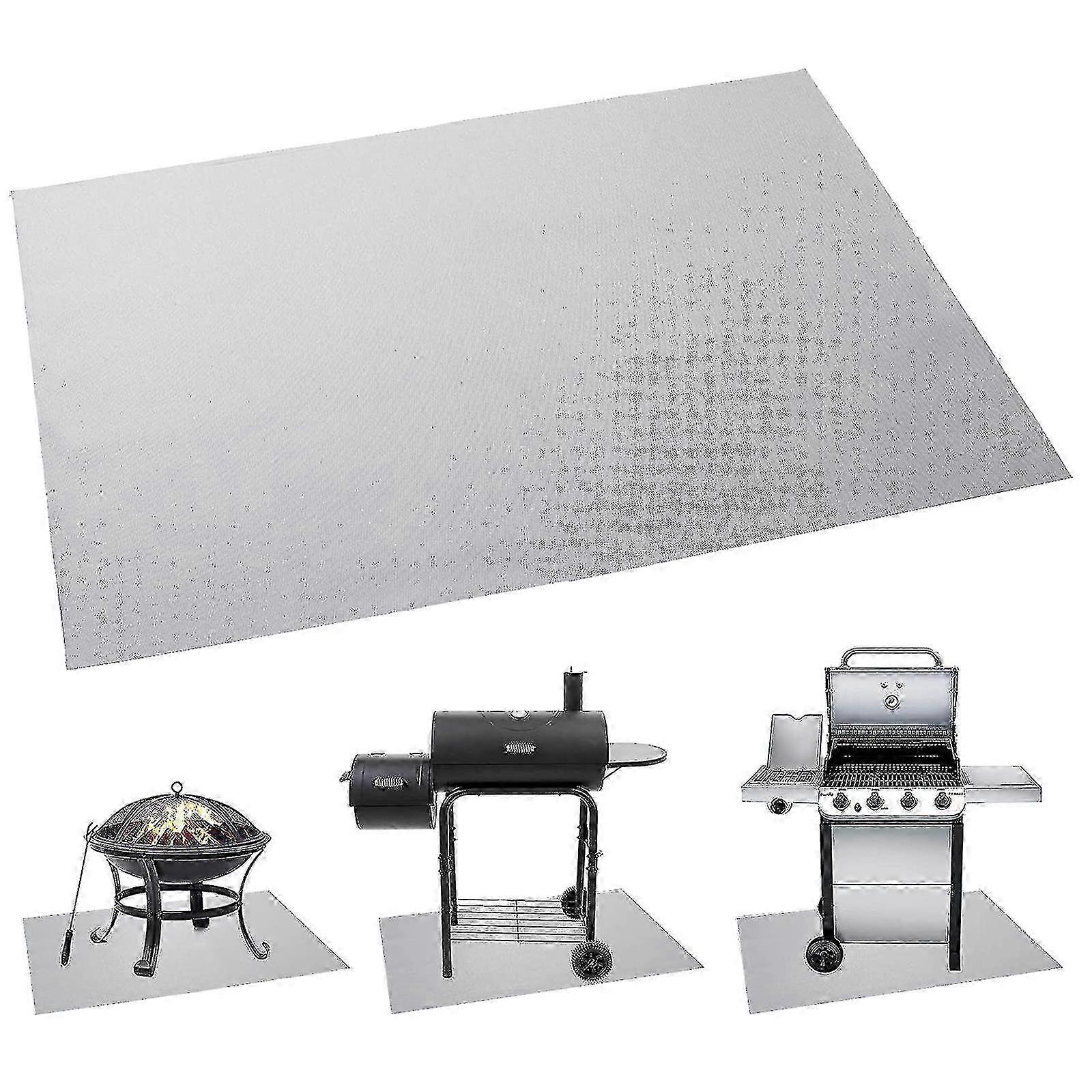 Grill Mat BBQ Heat Resistant Floor Protector for Grilling