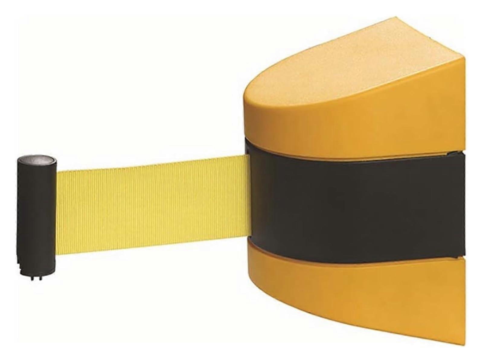 Retractable barrier for crowd control, fixed, wall mounting, 5 m long belt barrier