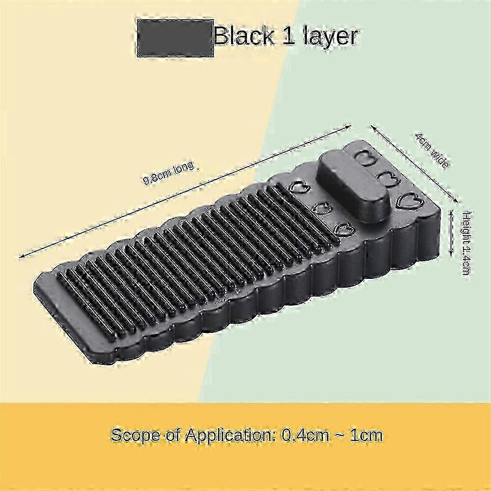 2PCS Heavy Duty Rubber Door Wedge Stopper Non Slip for Large Spaces UK