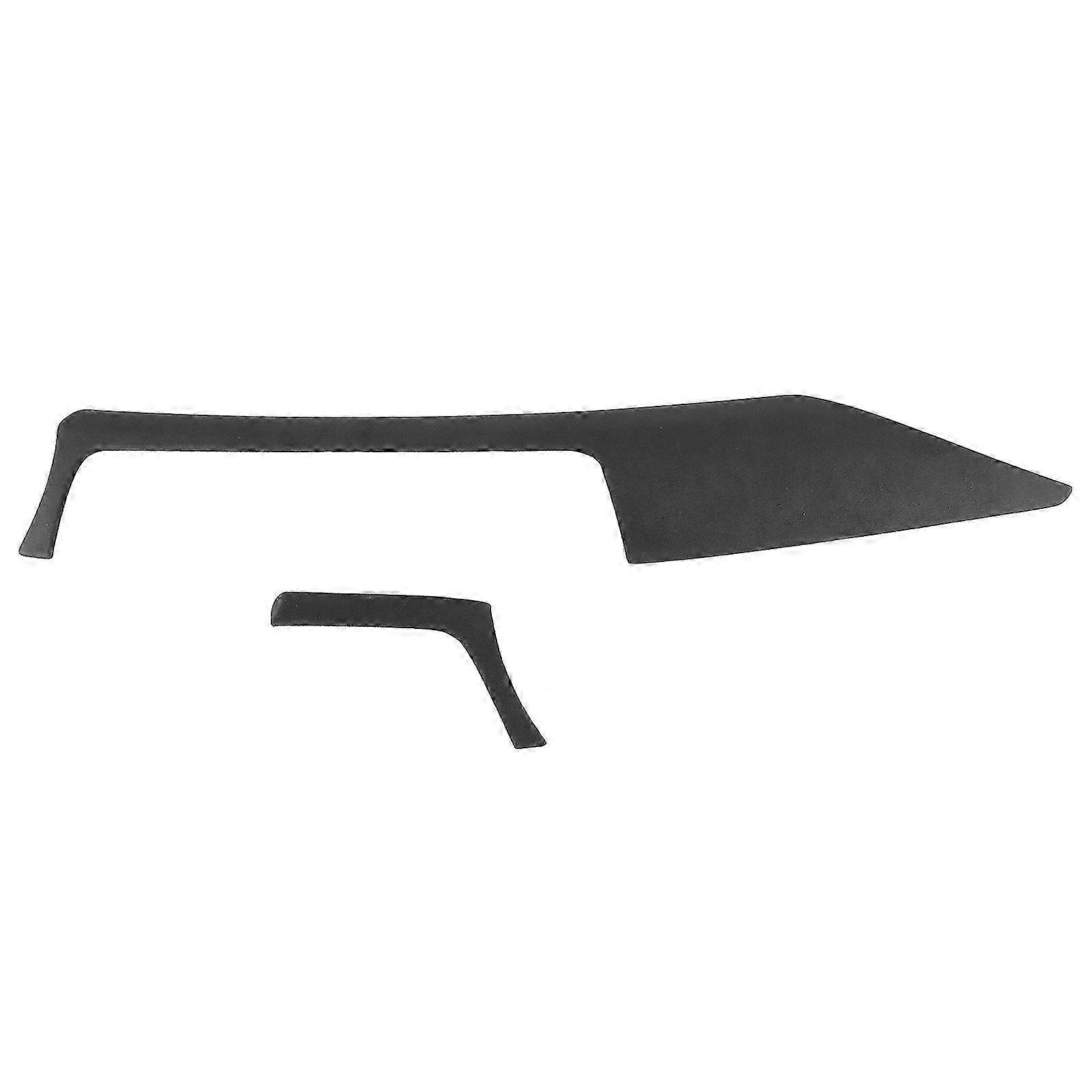 2pcs Suede Car Dashboard Panel Cover Air Vent Panel Trim for Certain Models (Gray)
