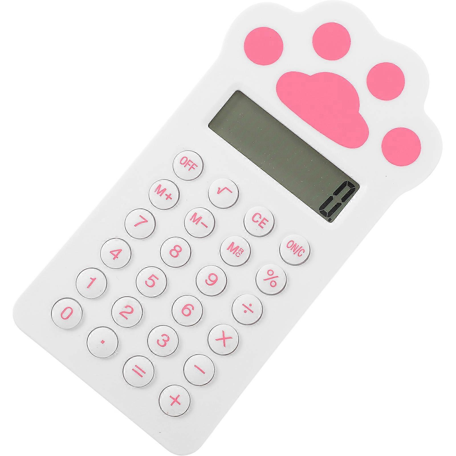 Solar Calculator Cartoon Office Calculator for Calculating Portable Use