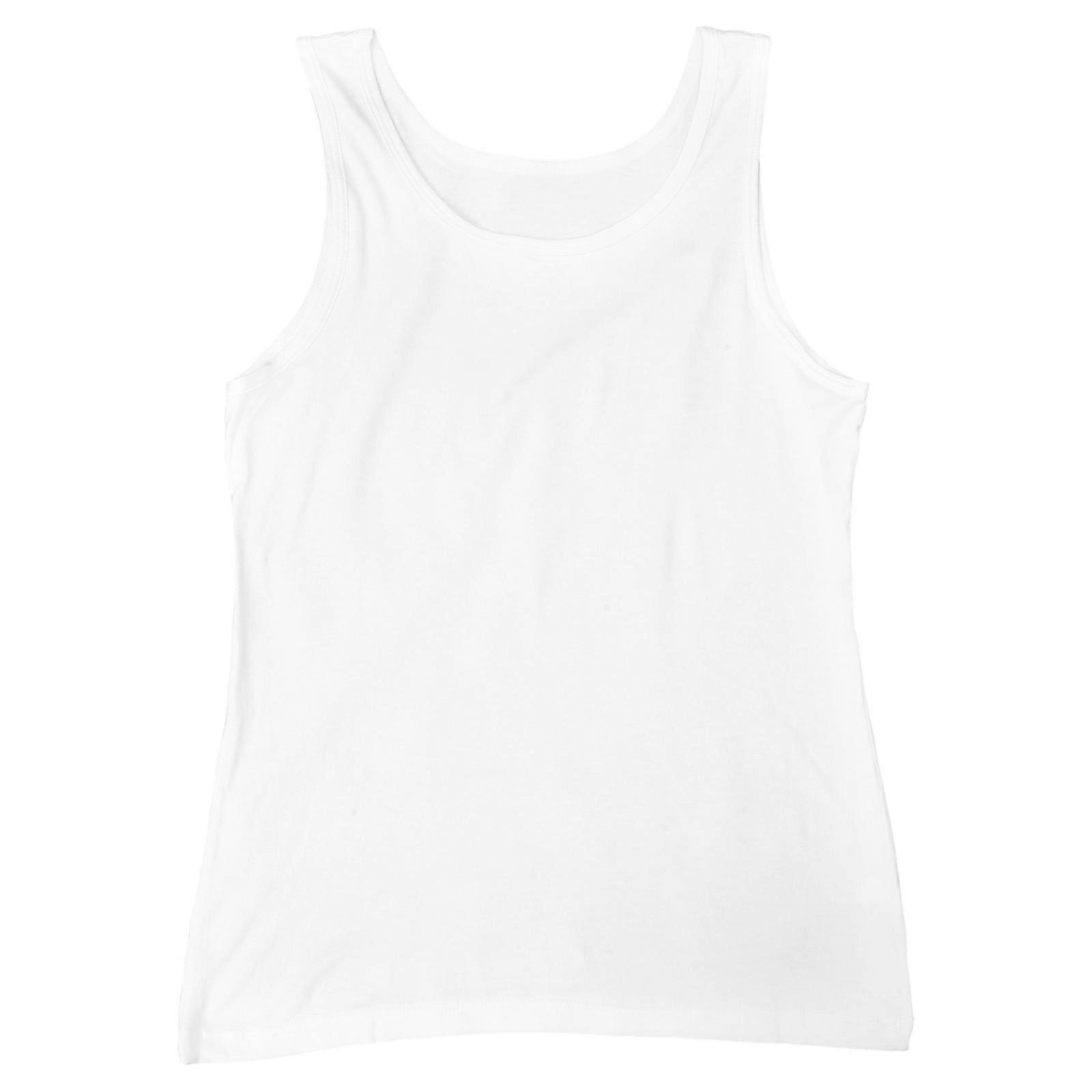 Ladies Sleeveless Undershirt Round Neck Design Comfortable Topwear For Daily Spring Fall Winter 1Set