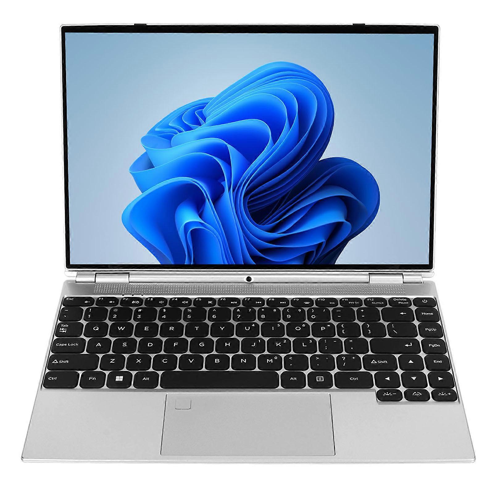14 Inch Laptop Touch Display 16GB RAM Fingerprint Reader Quad Core RGB Backlit Tablet Laptop for Travel