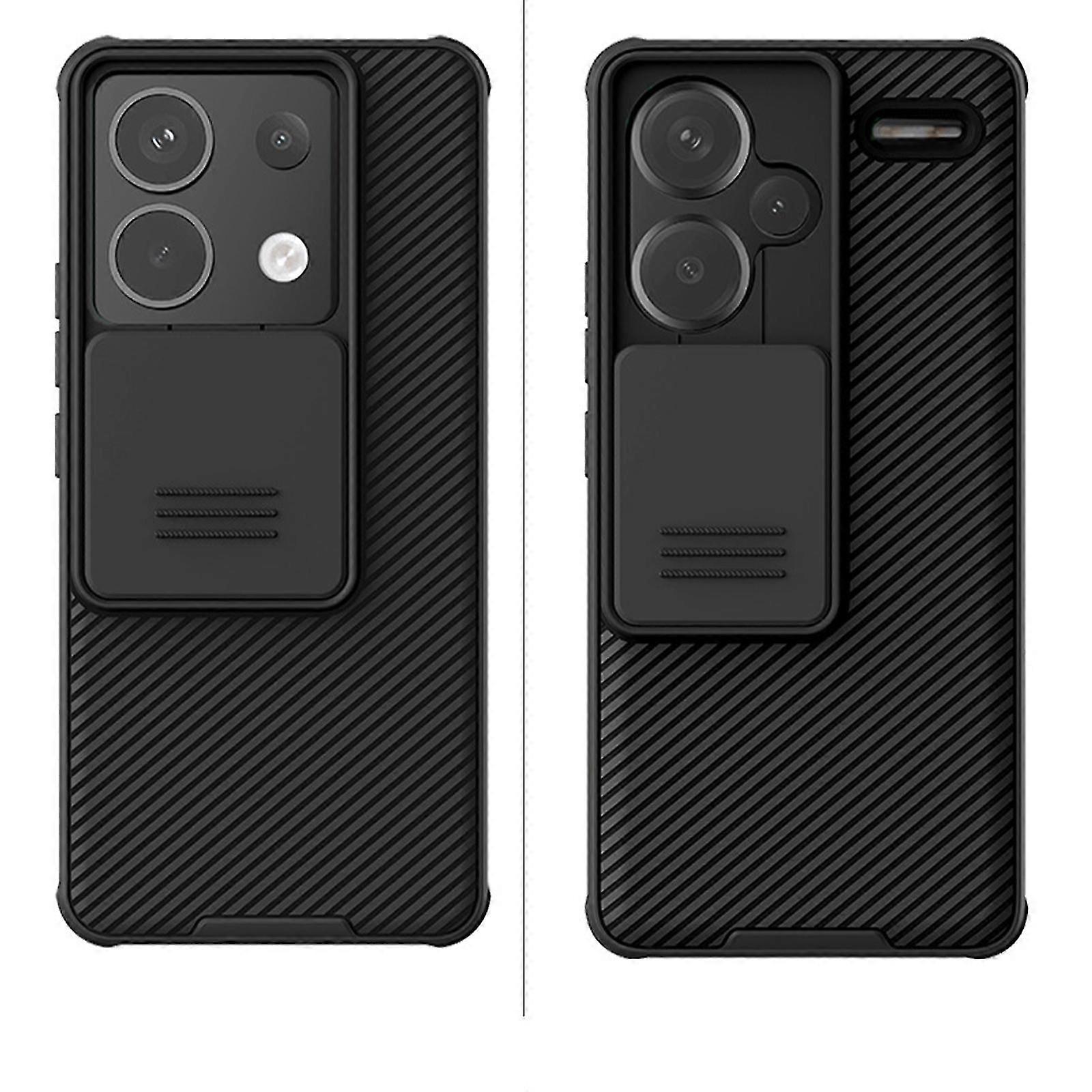 Mobile Phone Case for Xiaomi Redmi Note 13/Pro Pro+ 5G Case, with Slide Camera Lens Protection, Shockproof, Scratch-Resistant, Protective Case