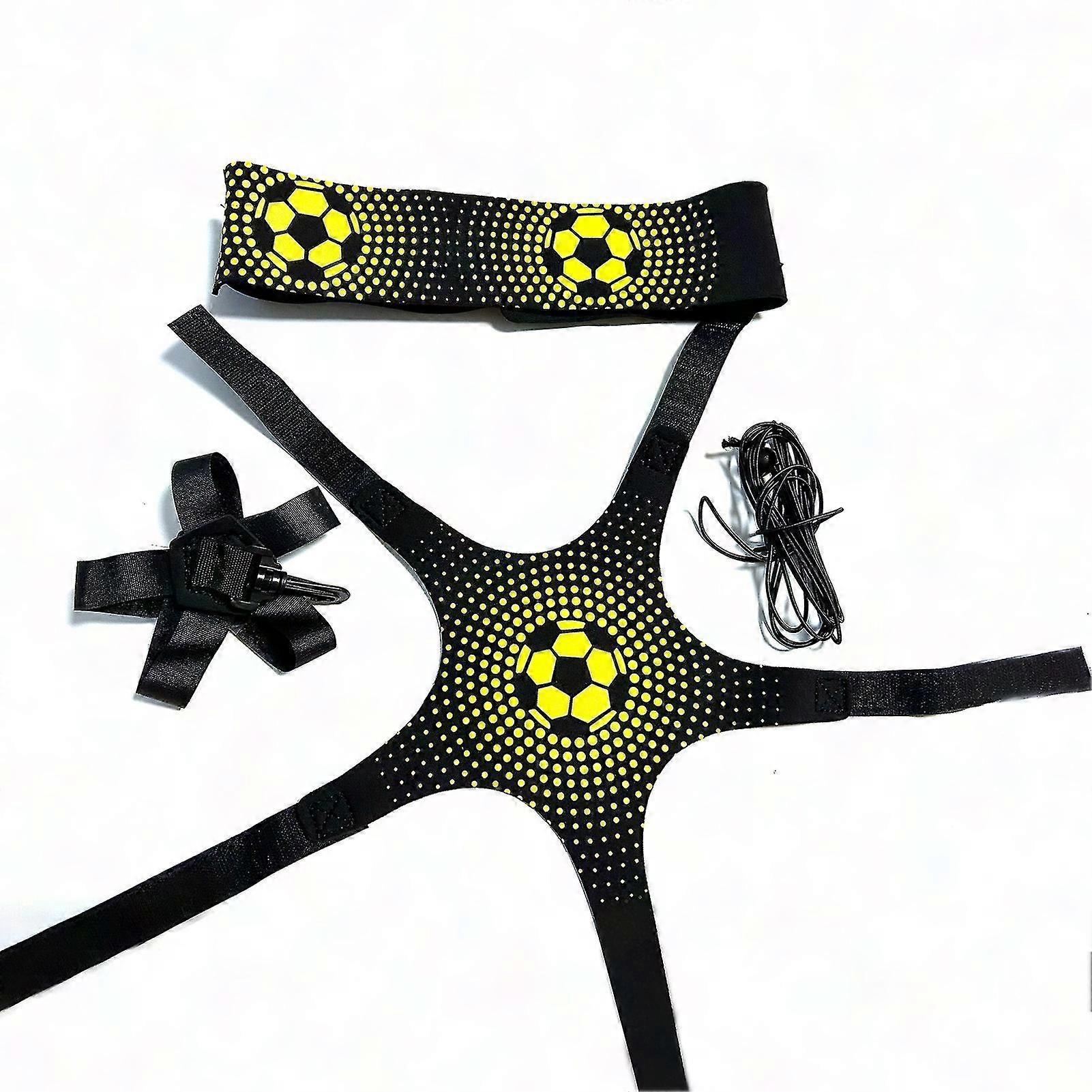 Adjustable Soccer Kick Trainer with Elastic Rope and Fastener Tape for Kids - Hands-Free Practice Equipment for Ball Control and Technique Improvement