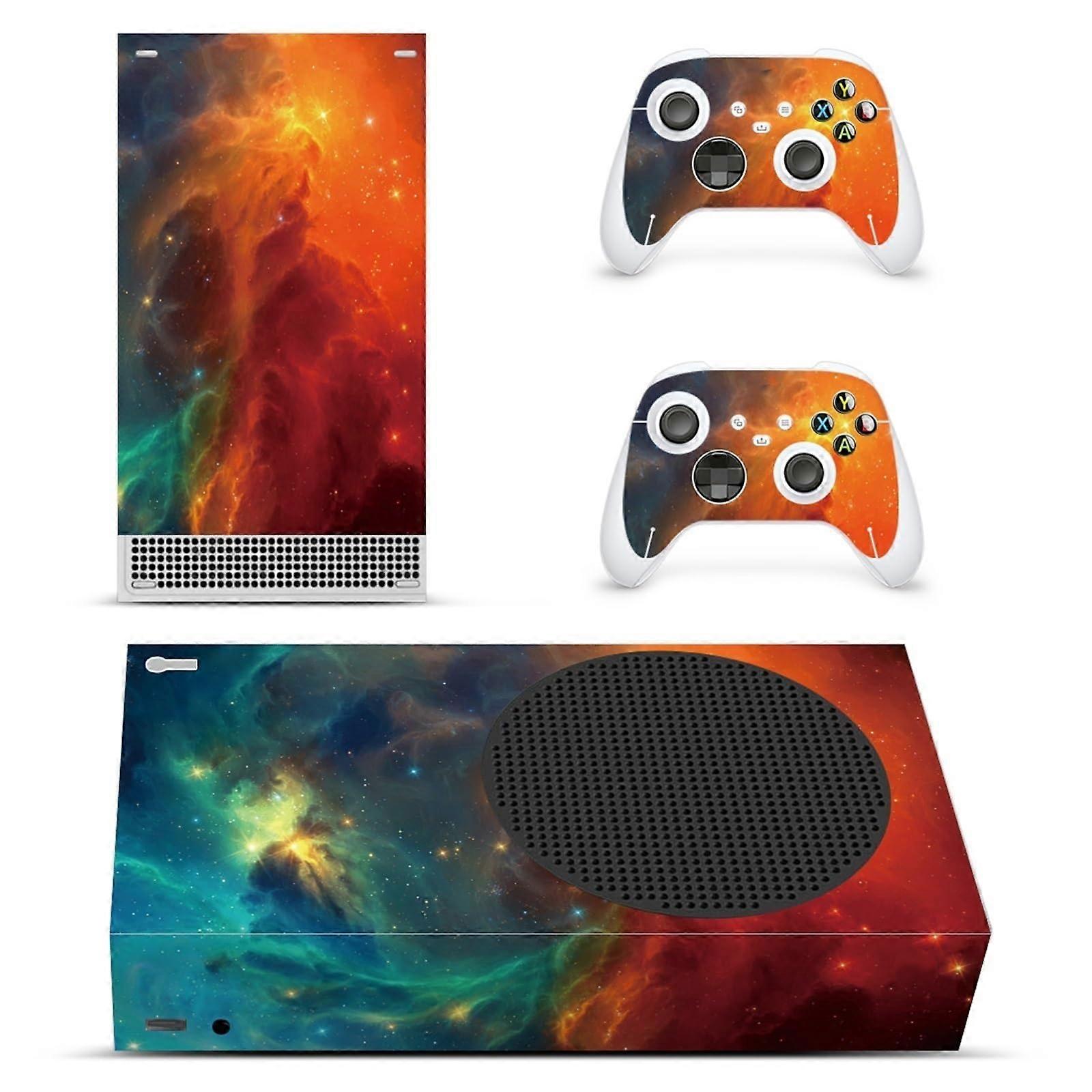 Vinyl Sticker Skin For Xbox Series S Console With Two Free Wireless Controller Skins, Customizable Design, Durable Material