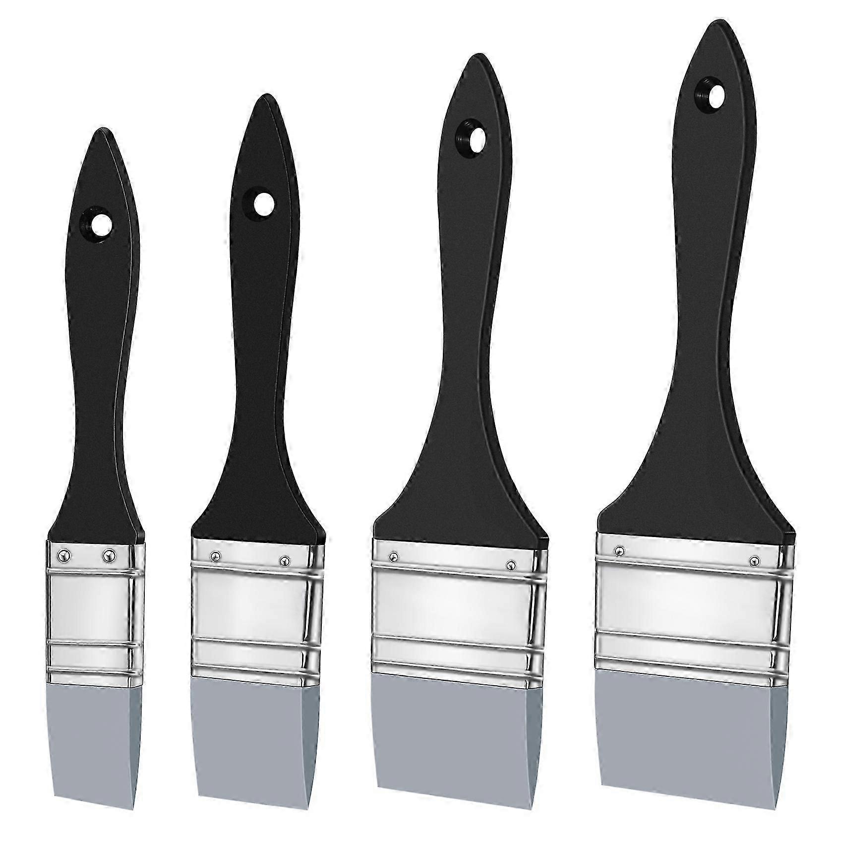 4 יחידות סט מברשת צבע סיליקון מעצב צבע מברשת סיליקון לזרז מברשת צבע שרף, 1 1.5 2