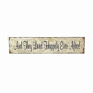 Heaven Sends And They Lived Happily Ever After Wall Plaque