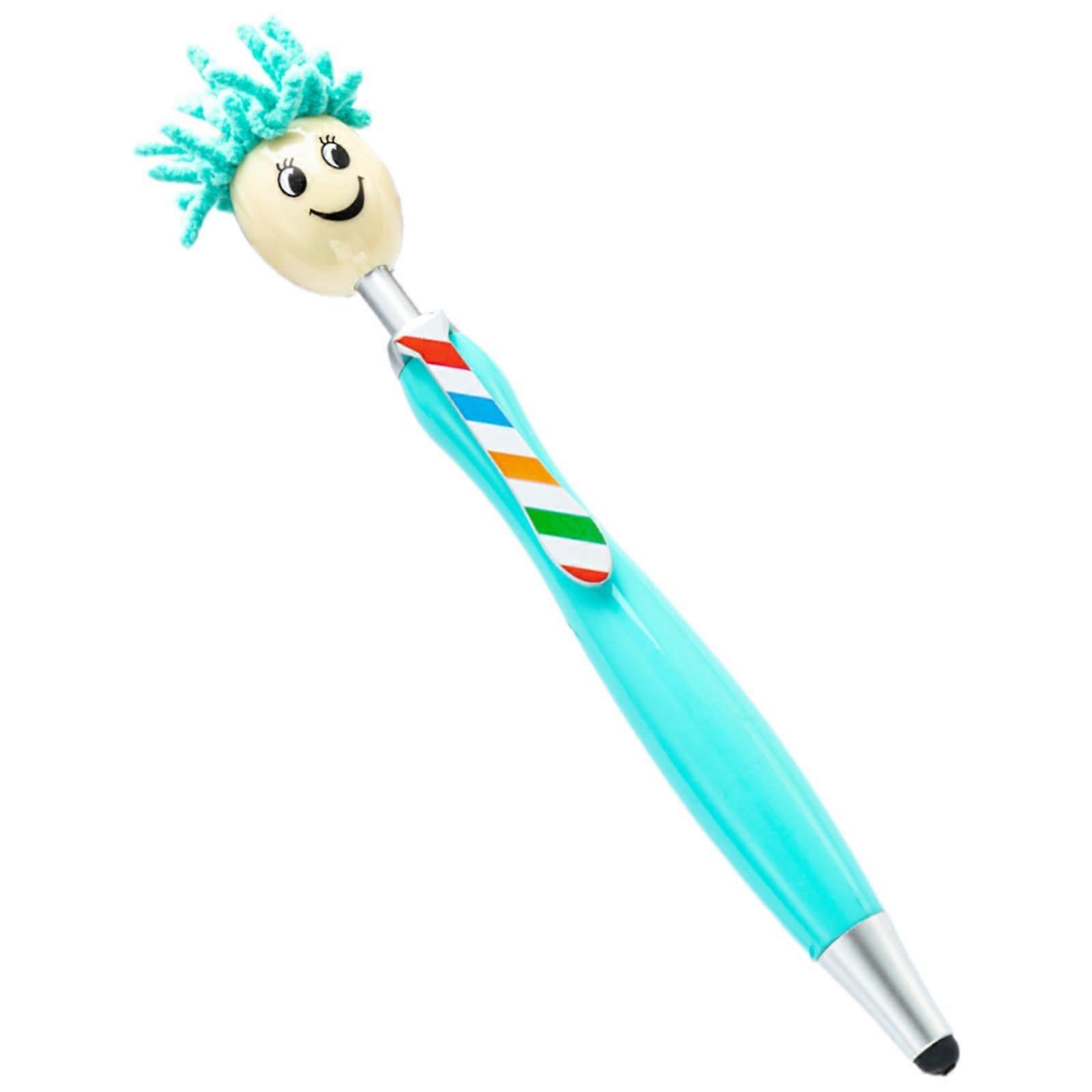 10in1 2in1 Ballpoint Pen with Stylus Tip, Touchscreen Stylus, Retractable Ballpoint Pen for Writing, Drawing, NoteTaking, Light Blue