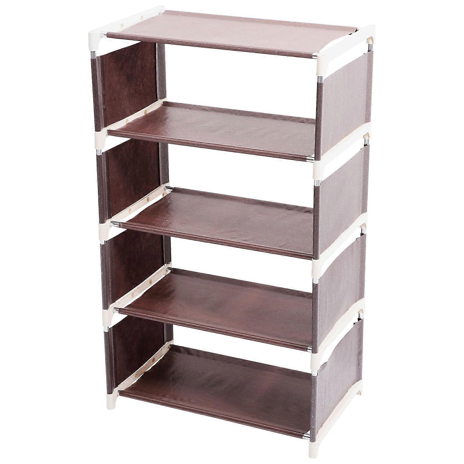 Compact Shoe Rack Multi Layer Shoes Rack Non-woven Material Home Use Elegant Design 1Pc