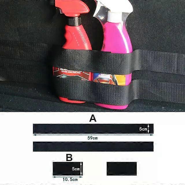 Car Back Rear Mesh Trunk Seat Elastic String Net Magic Sticker Universal Storage Bag Pocket Cage Auto Organizer Seat Back Bag