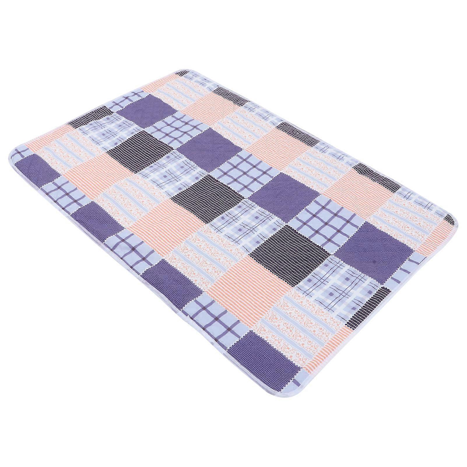 Urine Proof Waterproof Mattress Pad 120x80cm for Adults & Babies, Cotton Bed Pad with High Absorption, Assorted Colors