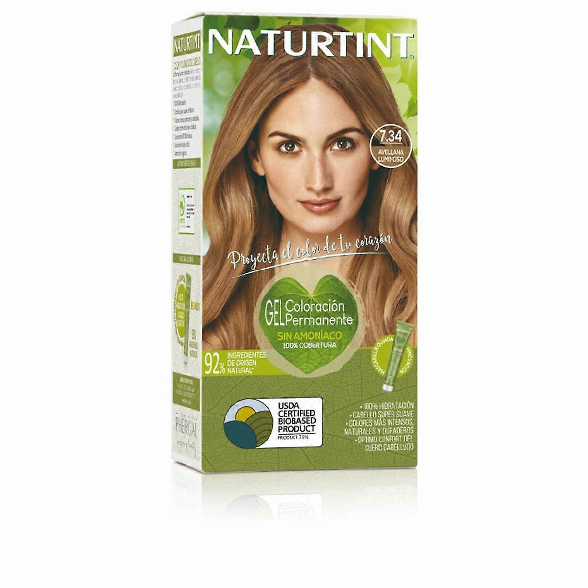 Permanent Dye Naturtint NATURTINT COLORACIÓN nº 7.34-Avellana luminoso 170 ml