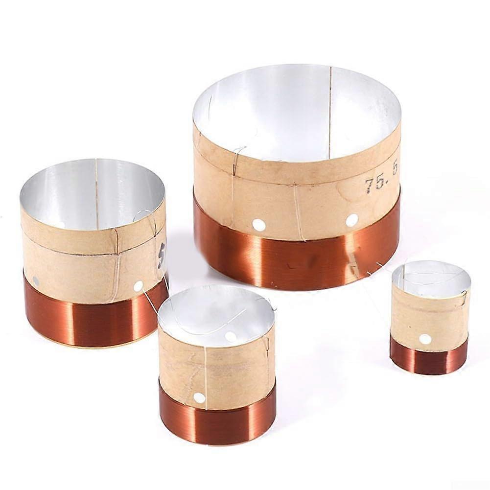 Doublelayer voice coil made of copper wire, designed for bass speaker projects, reliable and efficient (49.5) 49.5