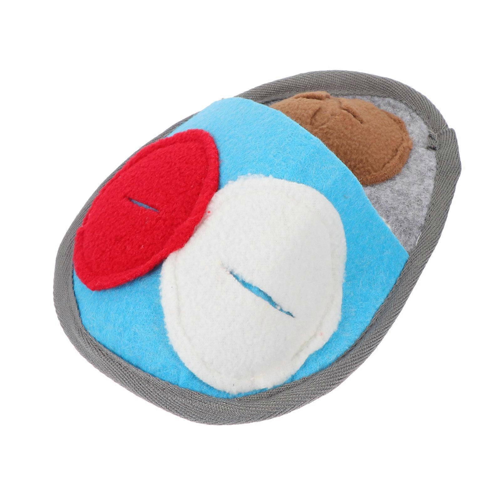 Bunny Snuffle Mat Foraging Toy Indoor Play Hamster Mat Slow Feeding Polar Fleece 1Set
