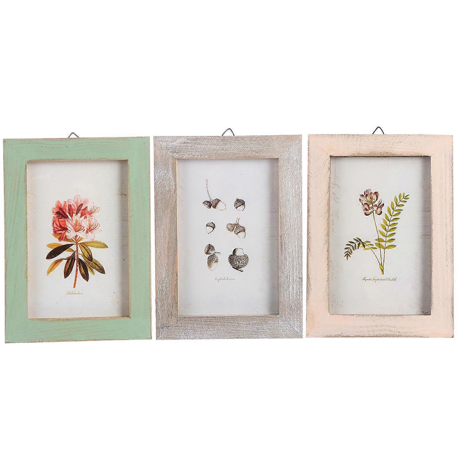 Multi Photo Frame Home Decoration 3Pcs 7.07x5.11x0.47Inch