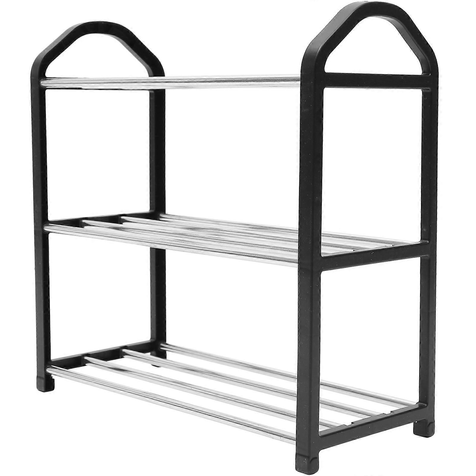 Shoe Organizer College Dorm Three Layer Shoe Shelf For Family Members Home Decor Simple 1Pack