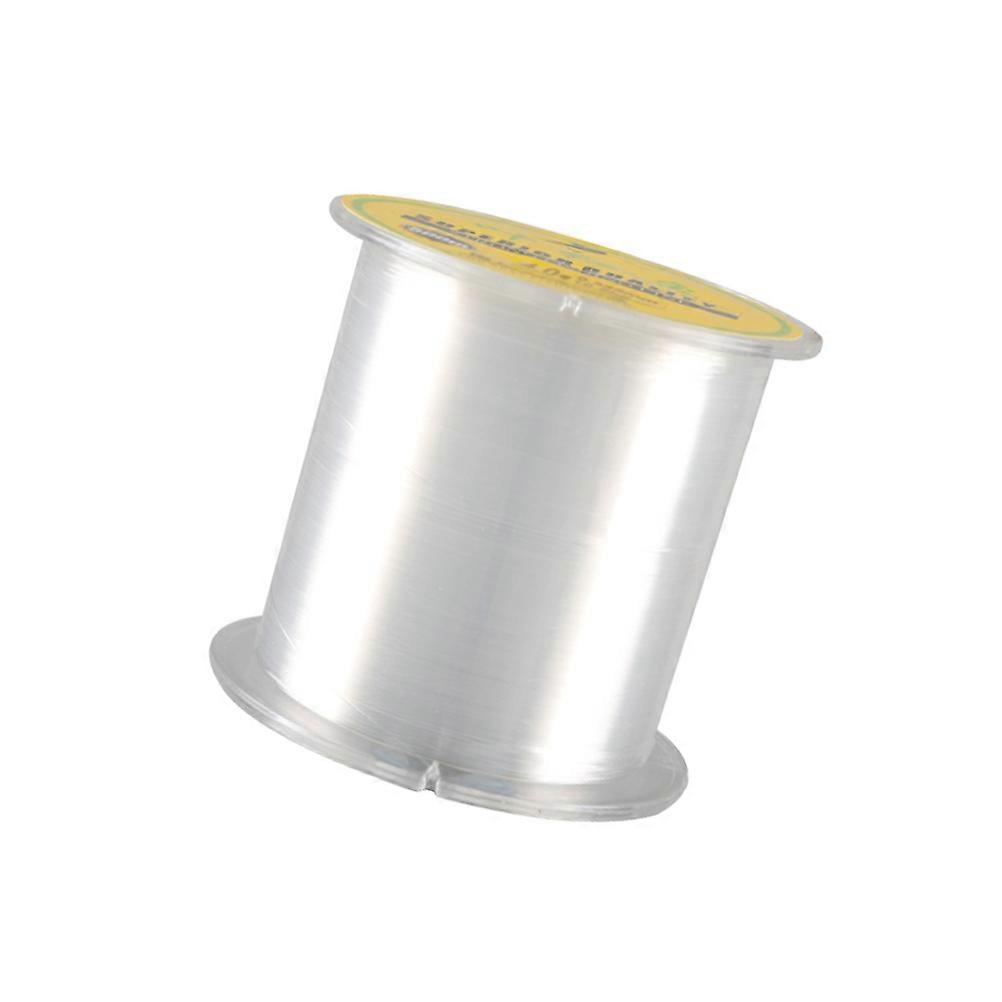 Fishing Throwing Line Long-Range Anti-Biting High Softness Transparent 500M 1Set