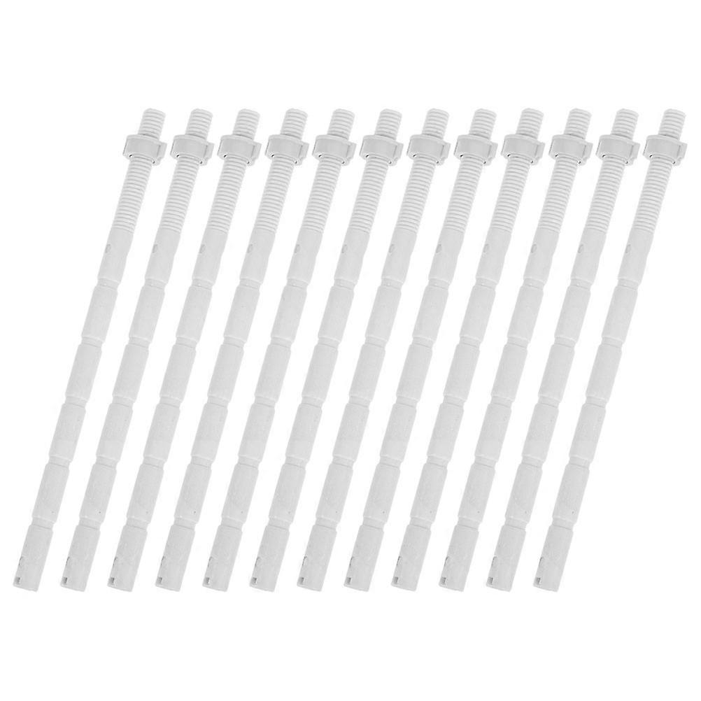 Flush Toilet Parts Push Button Flush Toilet 15.20X1.50X1.50CM Plastic 12Pcs