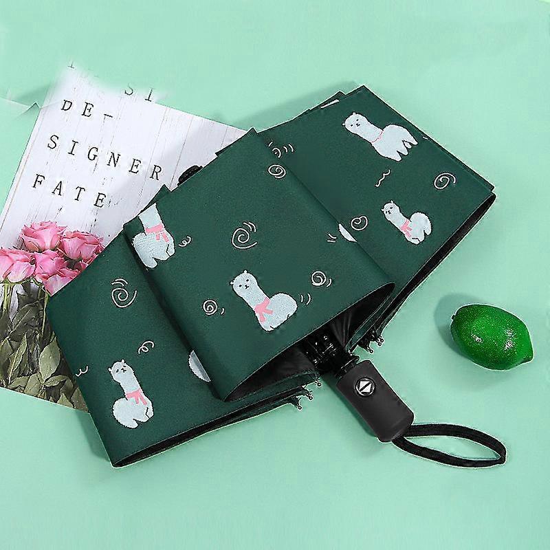 Children's Sunscreen Reverse Rain or Shine Dual-use Umbrella Vinyl Automatic Creative Cartoon Sunshade Sun Umbrella