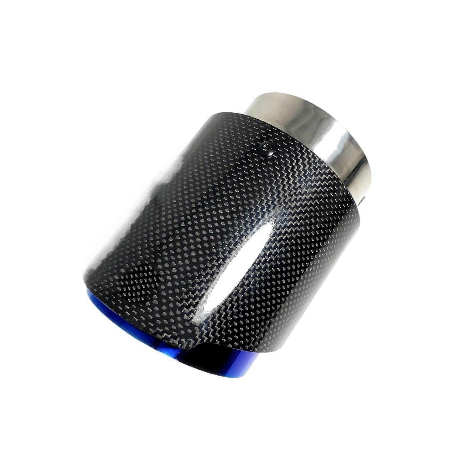 Exhaust Tail Pipe For Mazda CX5 CX4 CX3 Axela ATENZA Modified Tail Tip (Blue Glossy Carbon)
