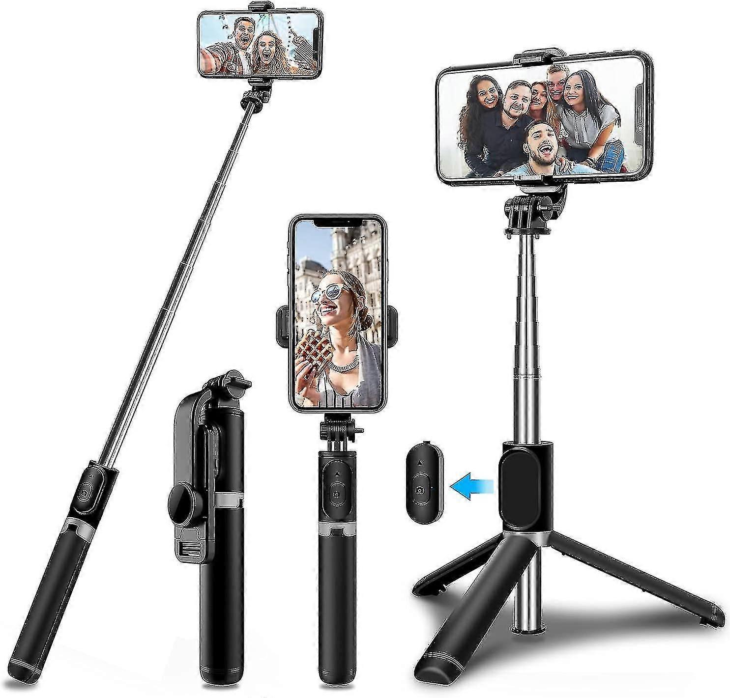 Bluetooth Selfie Stick Tripod, Extendable Selfie Stick