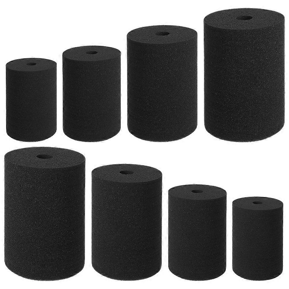 Cup Turner Sponge Inserts for Kids Black Elastic and Reusable 8 Pieces Various Sizes