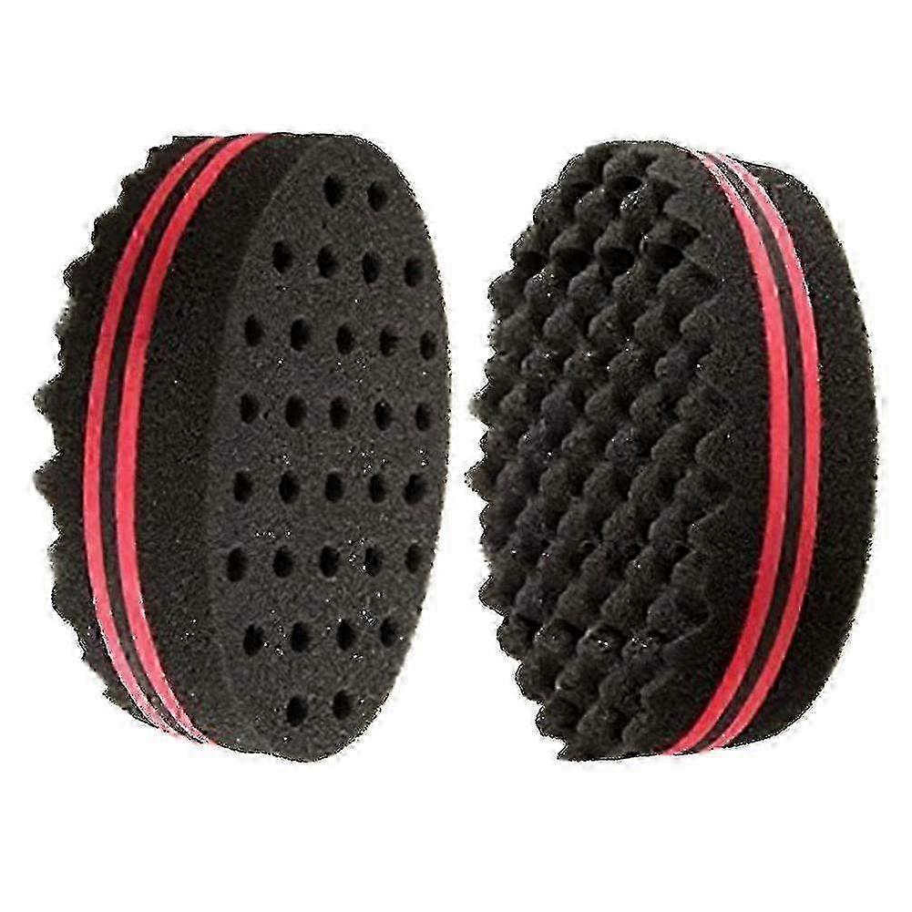 Hair Sponge Brush for Twists, Dreads, Afro Coils & Curls - Perfect Tool for Creating Defined Styles & Volume