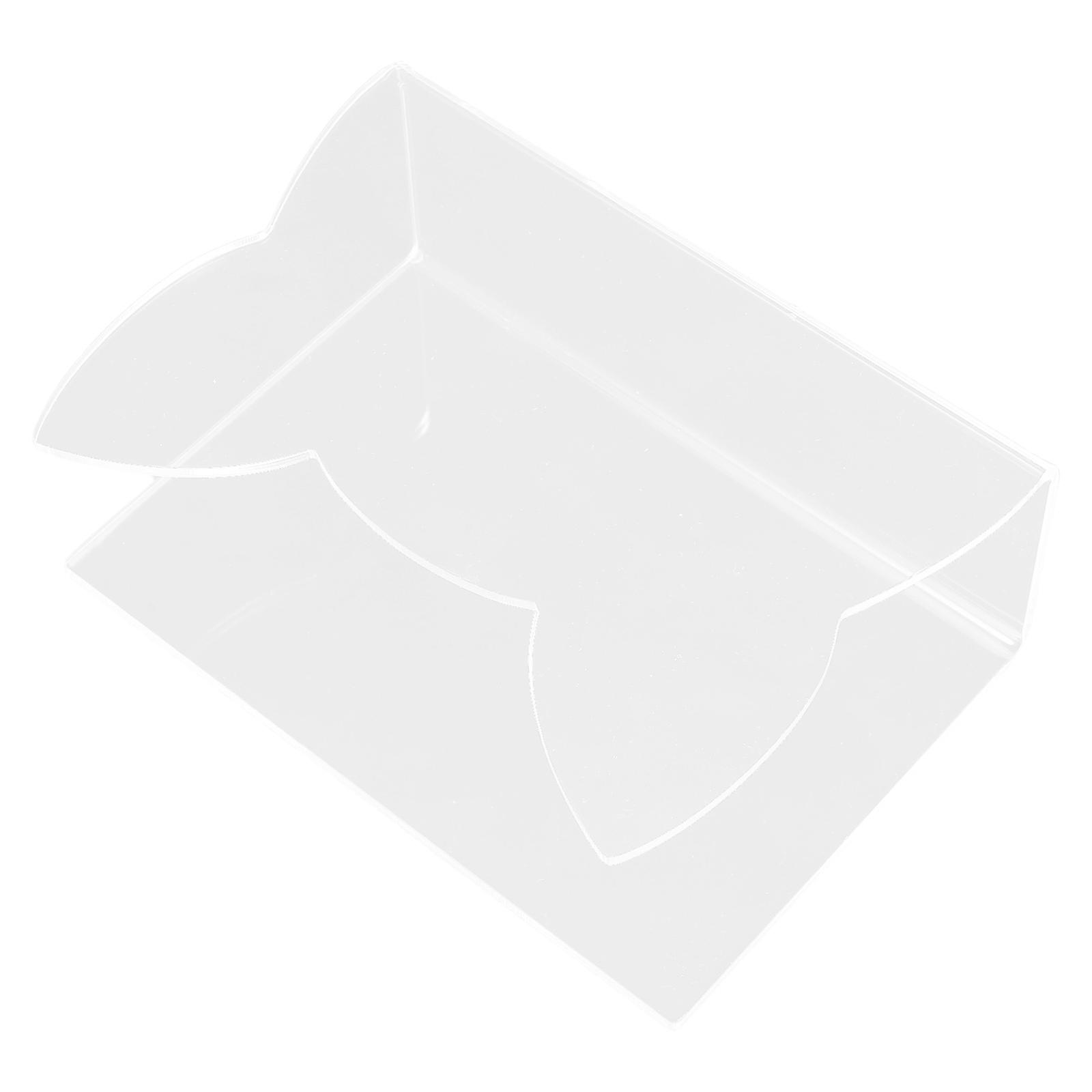 Cat Shaped Acrylic Envelope Holder Mail Organizer Desktop Document Sorter for Office Home Stylish Sleek Design for Papers Notebooks