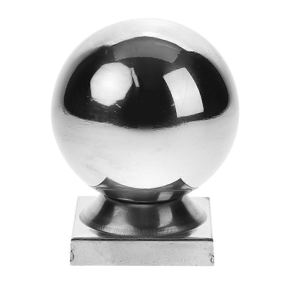 It sounds like you're describing a product listing or title for a **flag pole ball topper ornament** made from **stainless steel**, used as a