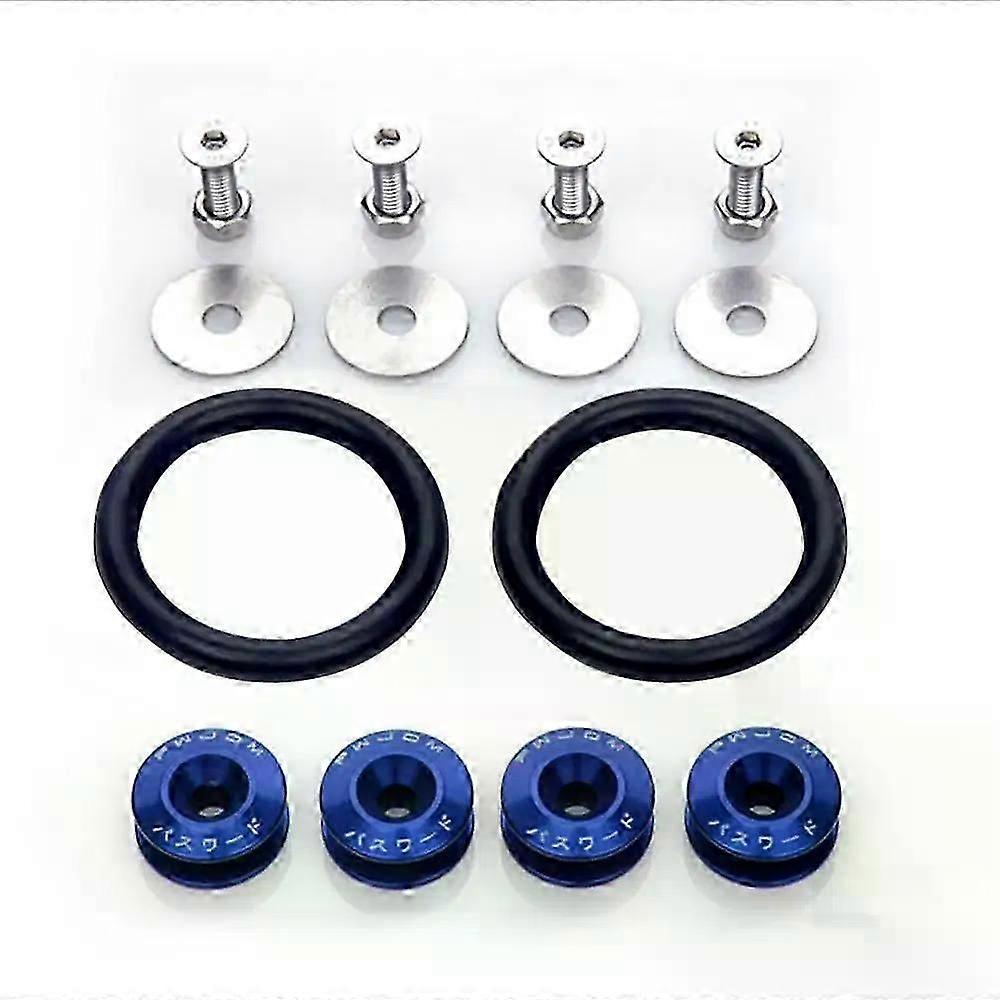 18 PCS Durable Quick Release JDM Fasteners Kit for Car Bumpers Trunk Fender Lids Car styling