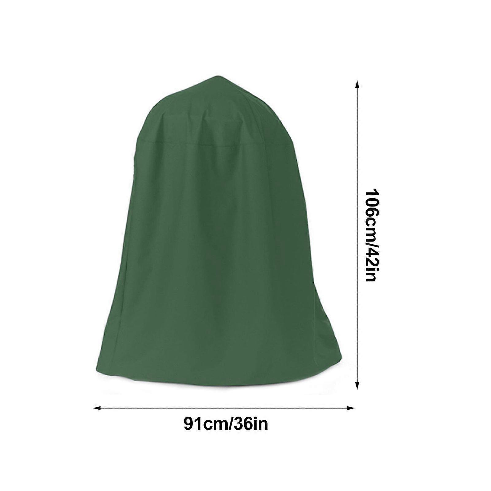 Garden Fountain Statue Protective Cover Silver Coated Oxford Cloth Waterproof Windproof Fountain Protector